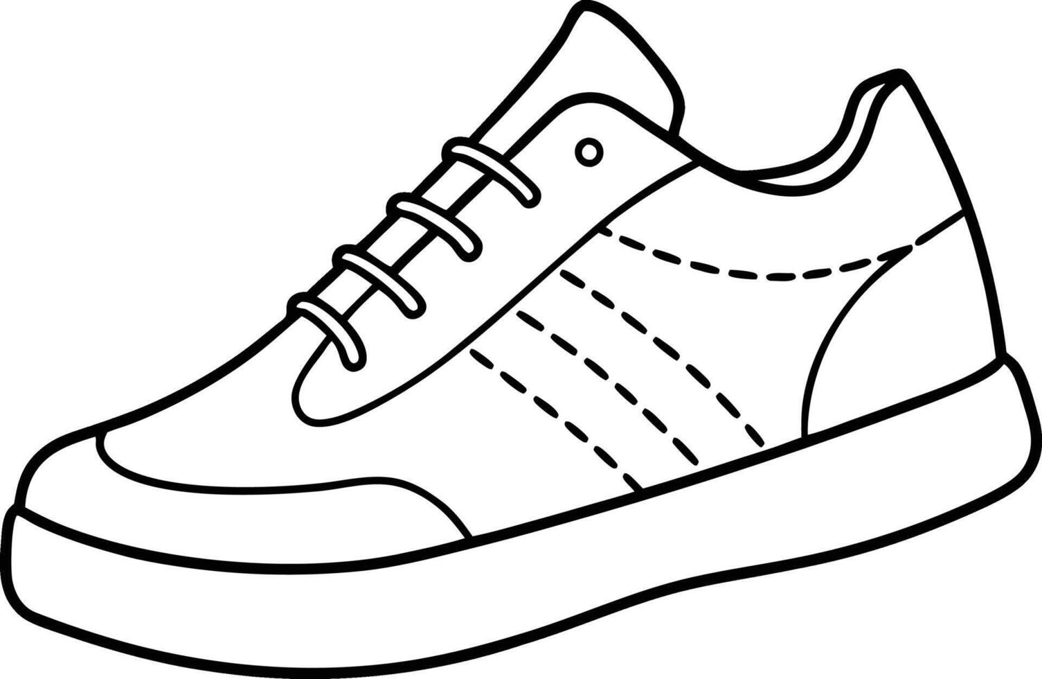 A pair of sneakers vector