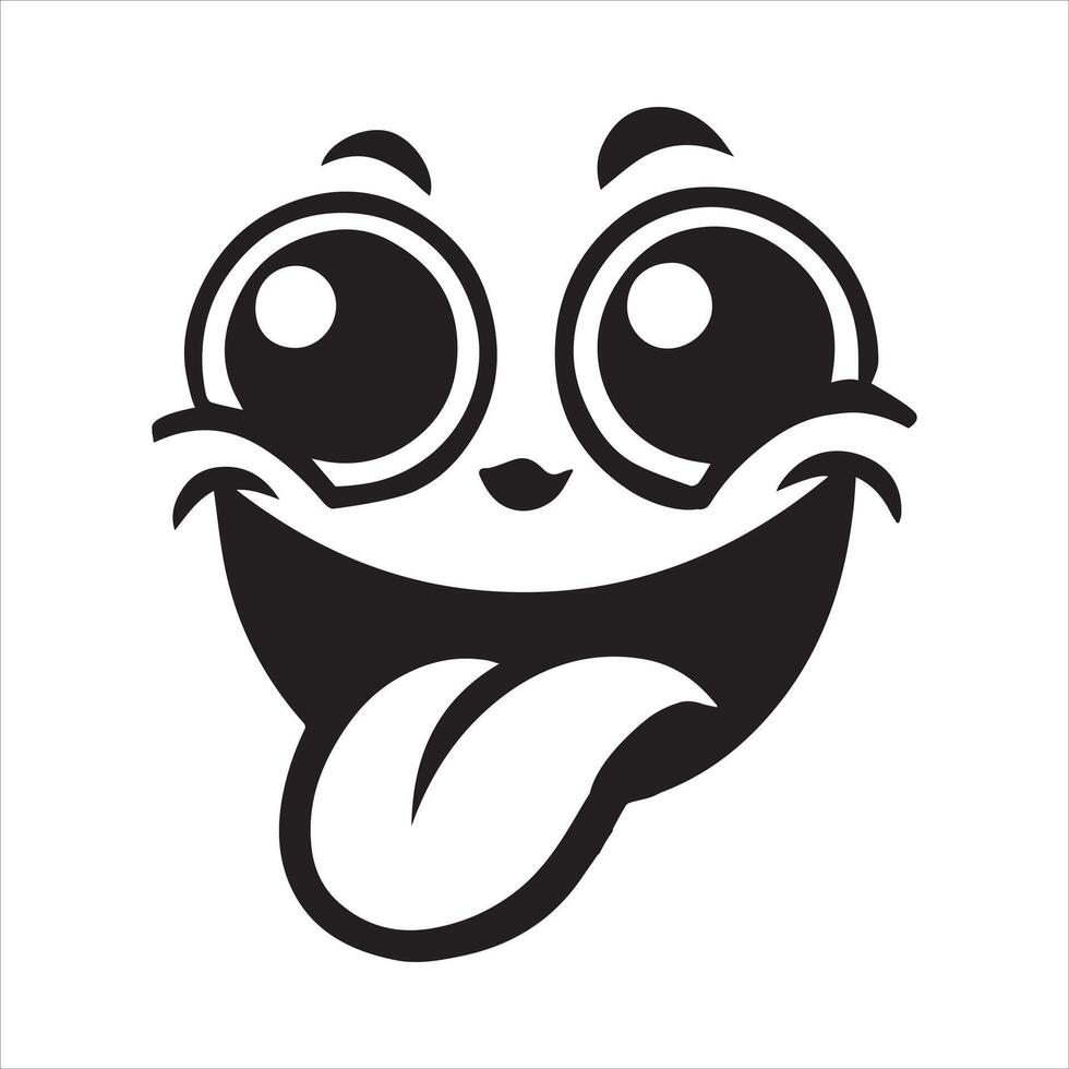 Frightful Ghost Face Clipart with Terrifying Expression vector
