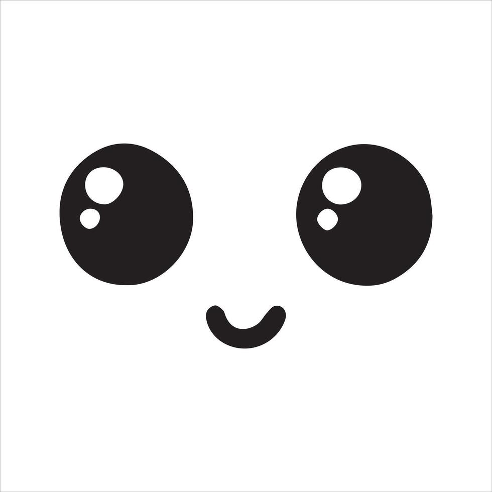 Frightening Ghost Face Expression Clipart for Designs vector