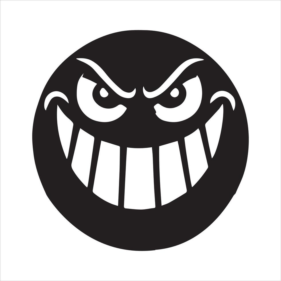 Haunted Ghost Face Clipart for Spooky Projects vector