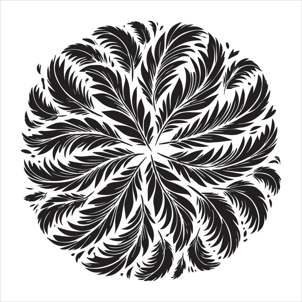 Premium Mandala Ornament Illustration for KDP Projects vector