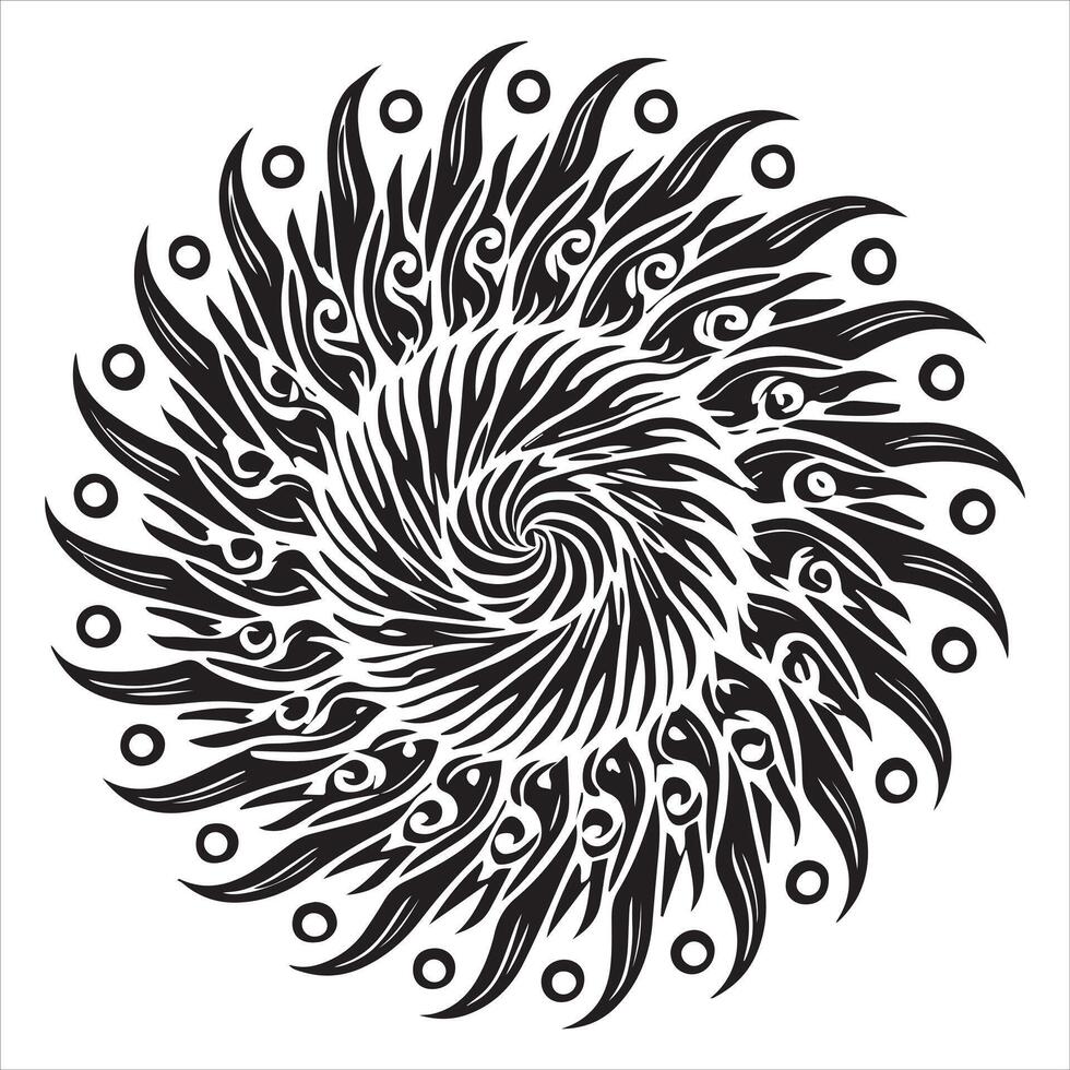 Luxurious Mandala Clipart Design for Elegant Branding vector