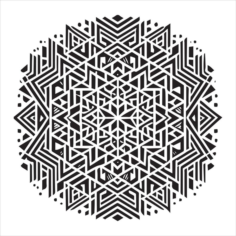 Classy Mandala Design for KDP Book Pages vector