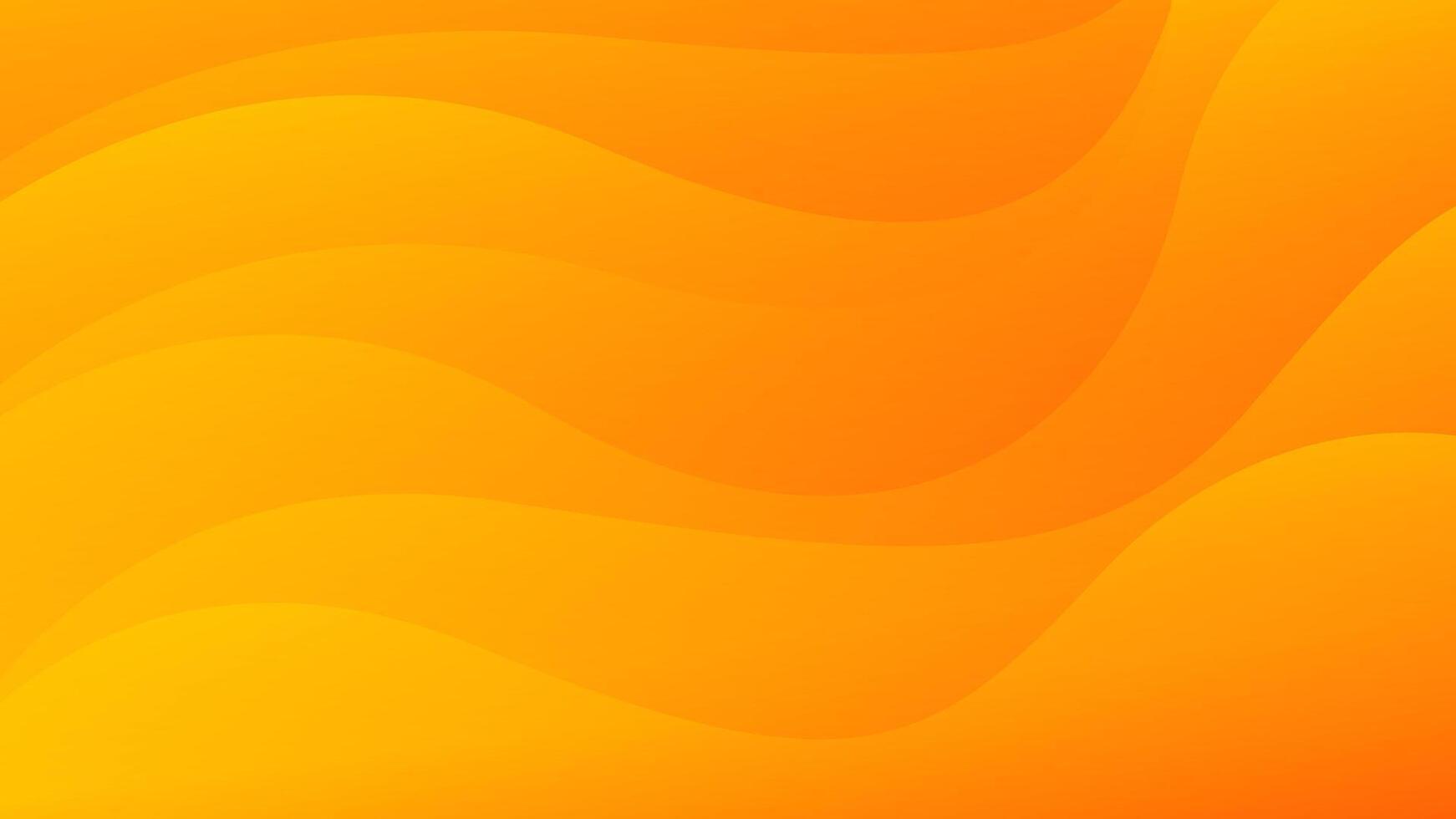 Abstract orange wave background . Fluid gradient shapes composition vector