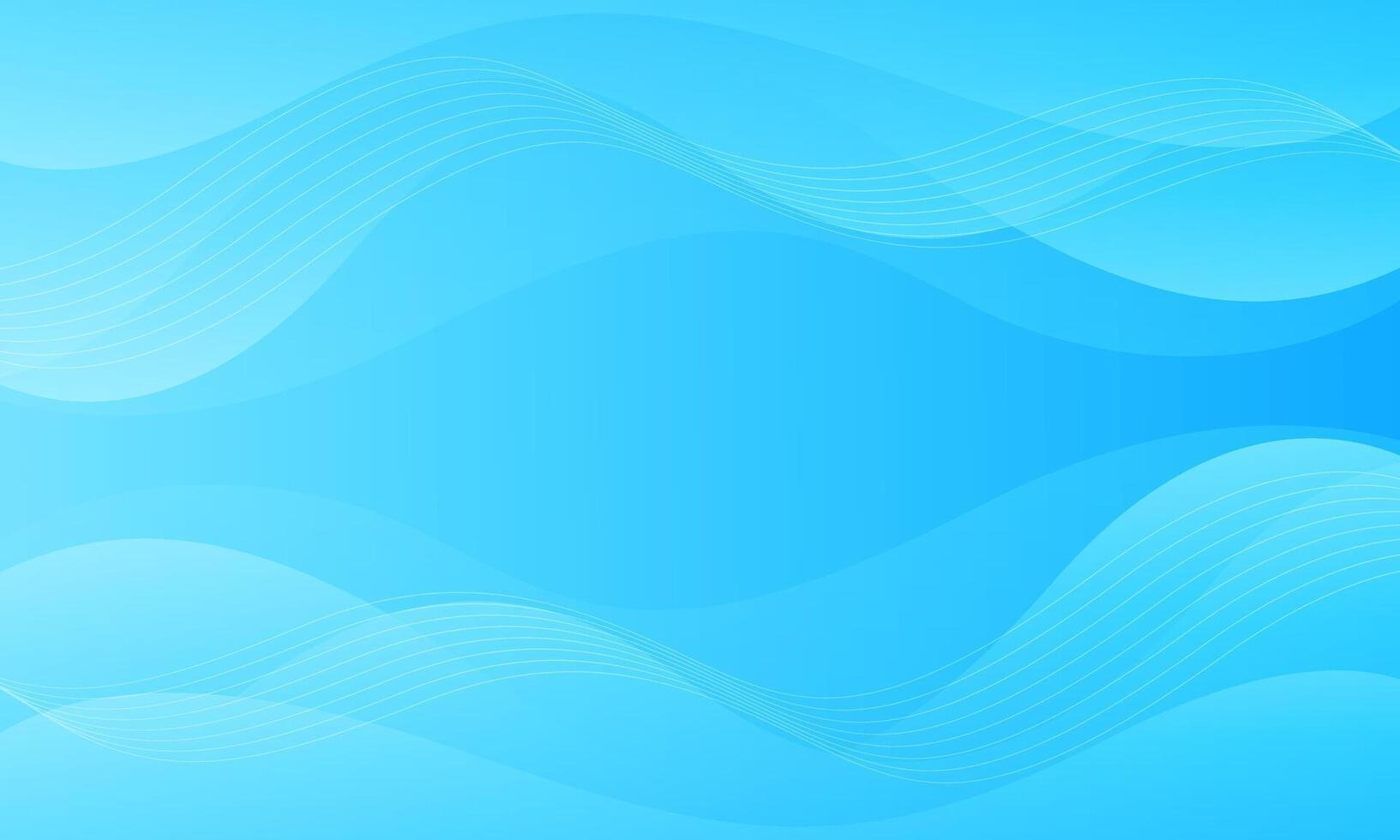 abstract blue background with wavy shapes, wallpaper vector