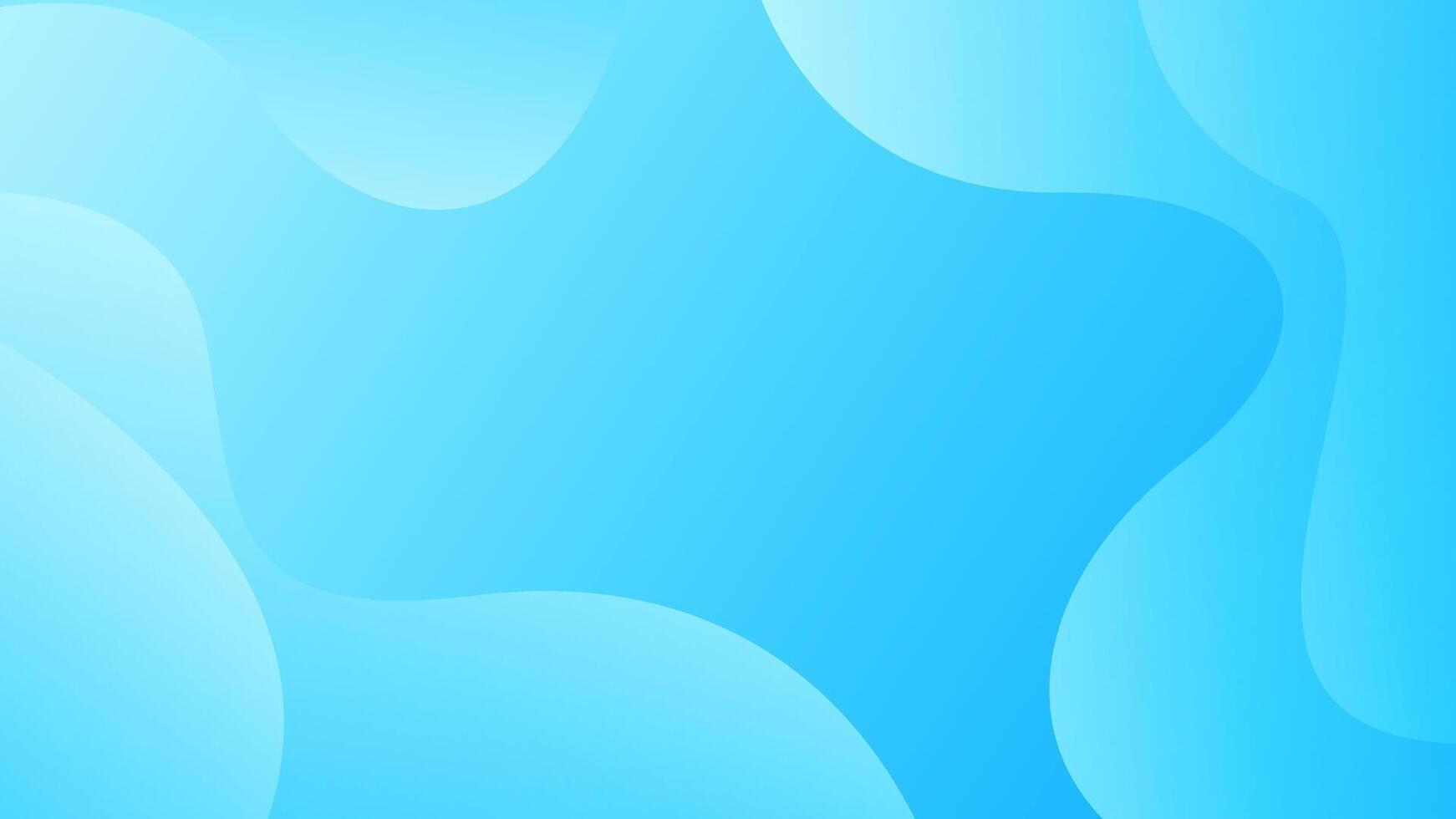 Abstract light blue liquid wave background vector