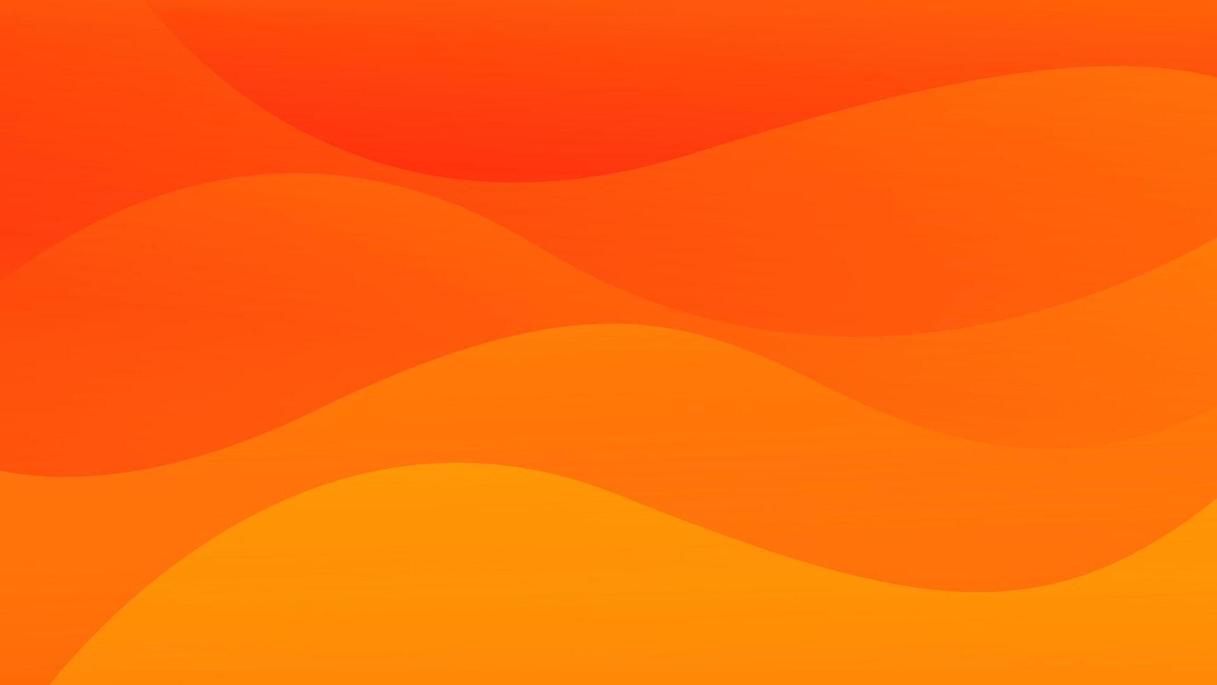 Orange wave background , Abstract dynamic wallpaper vector