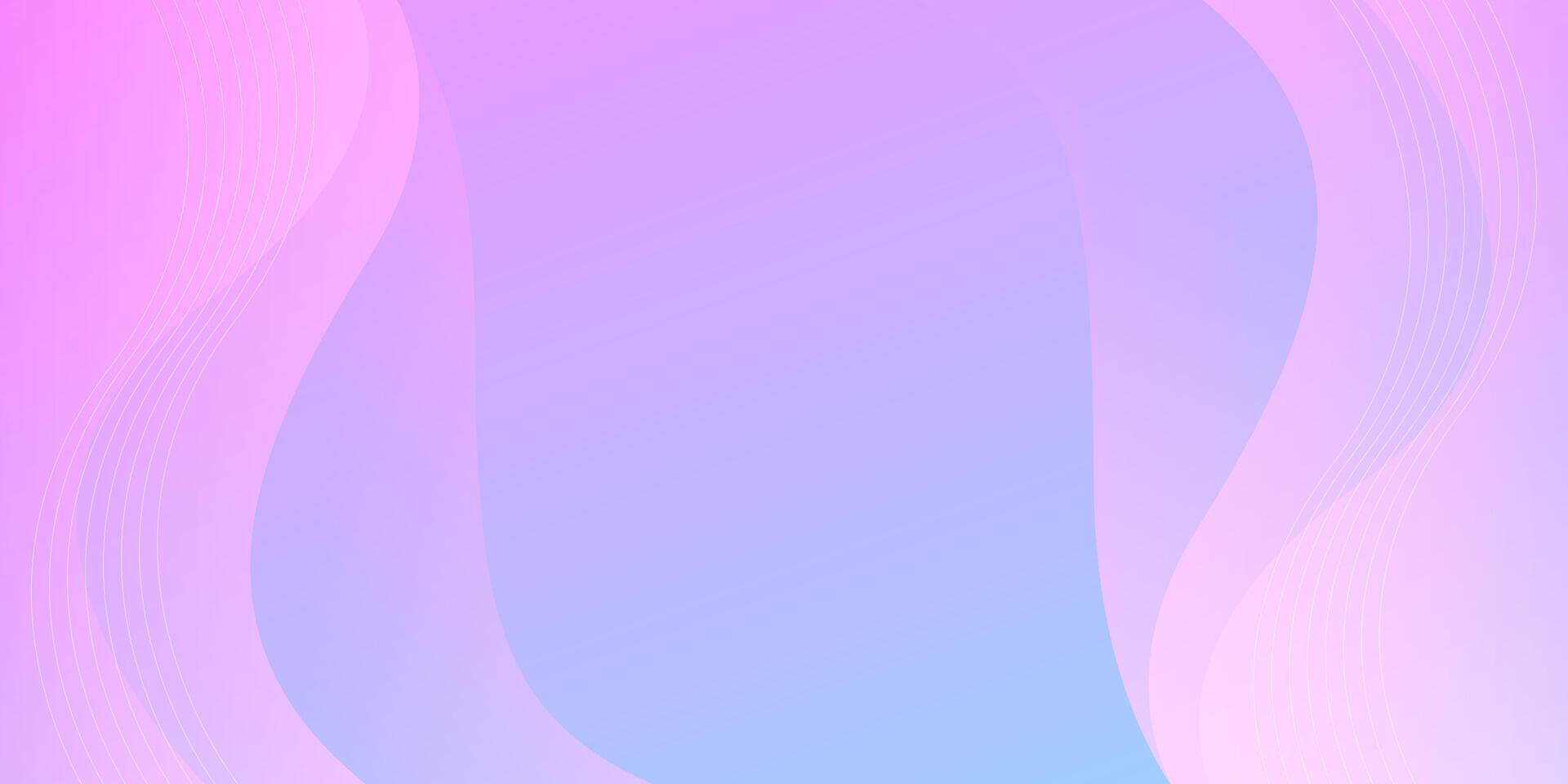 abstract background with purple and pink waves, dynamic shapes vector