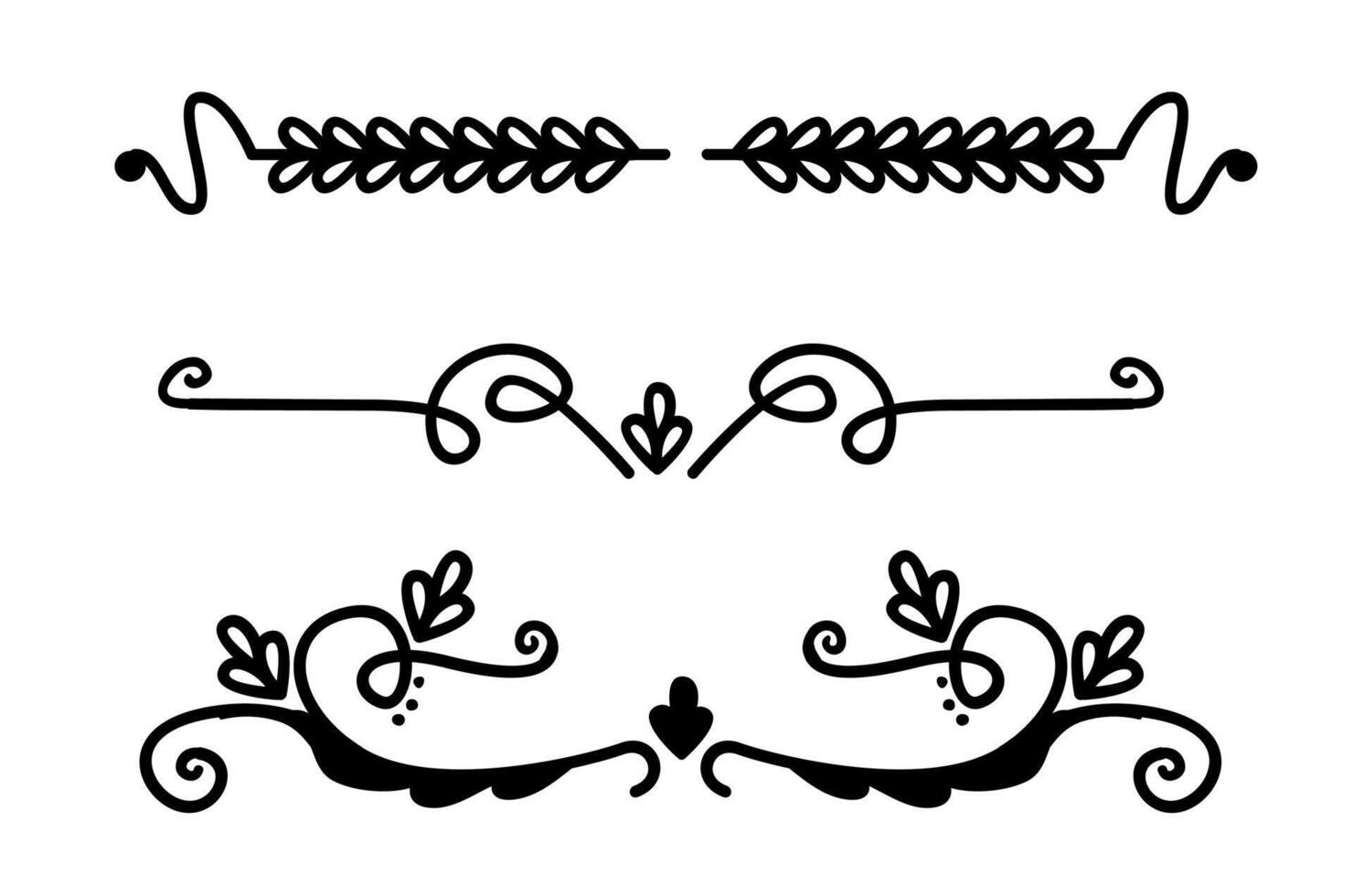 Frame border ornament. Decor line design pattern, flower luxury decoration. Book element, antique ornate classic floral. vector