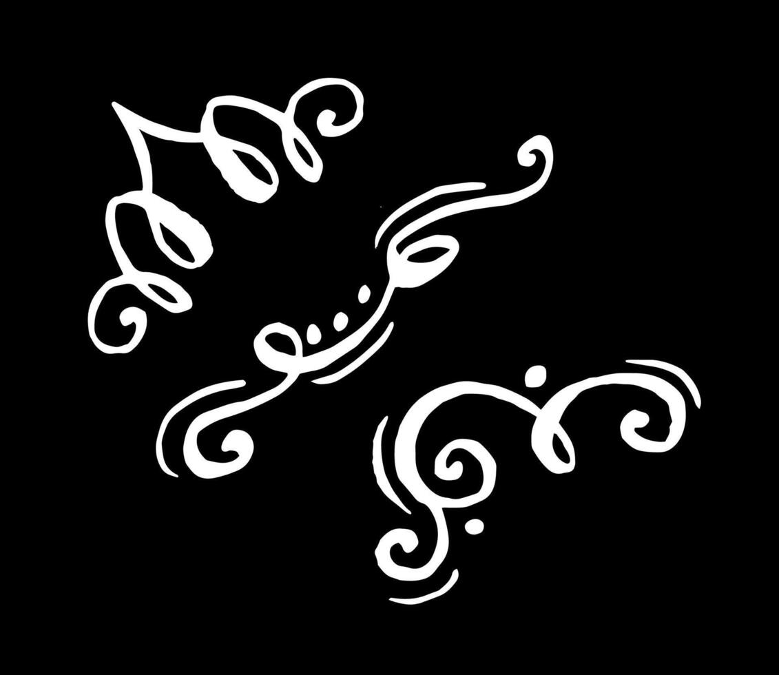 decorative flourish border corner on white colour vector