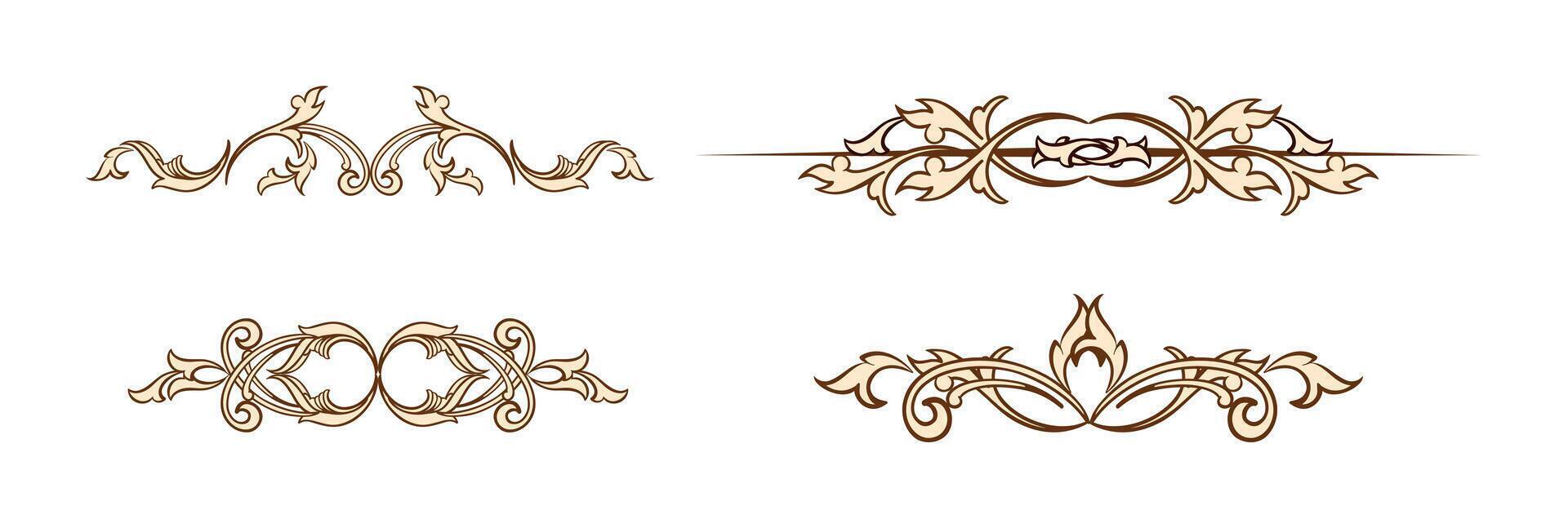 Retro Style Design Collection for Invitations, Banners. vector