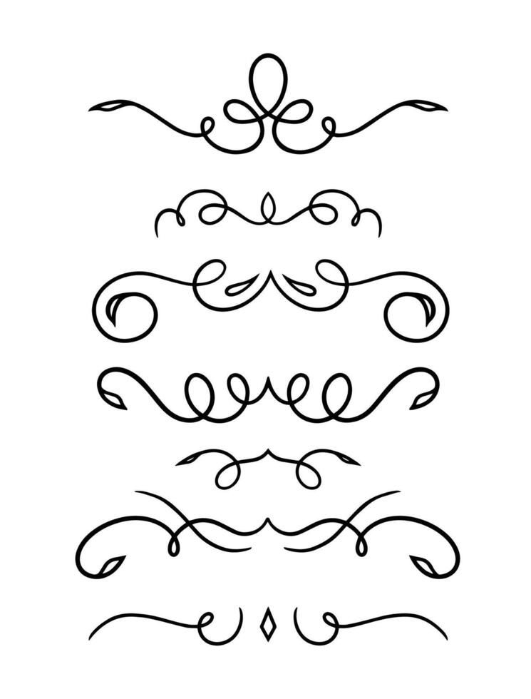 Set of vintage frames. Floral ornament on black colour. vector