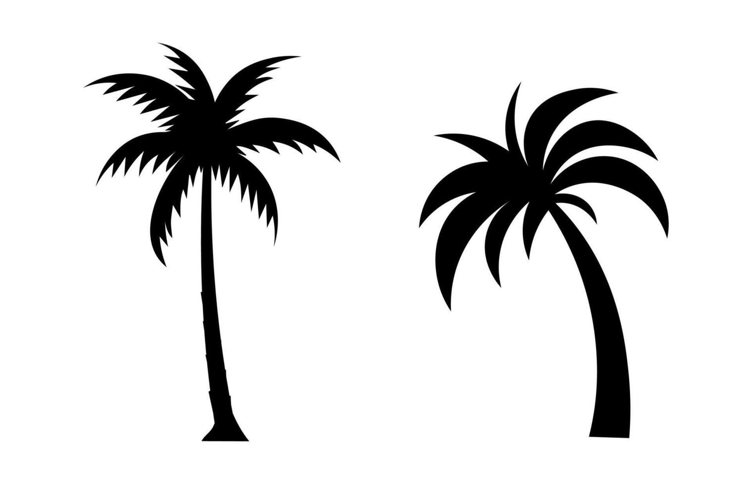 Palm tree summer logo vector