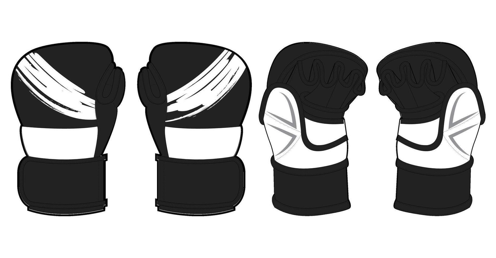 MMA Sparring Gloves vector