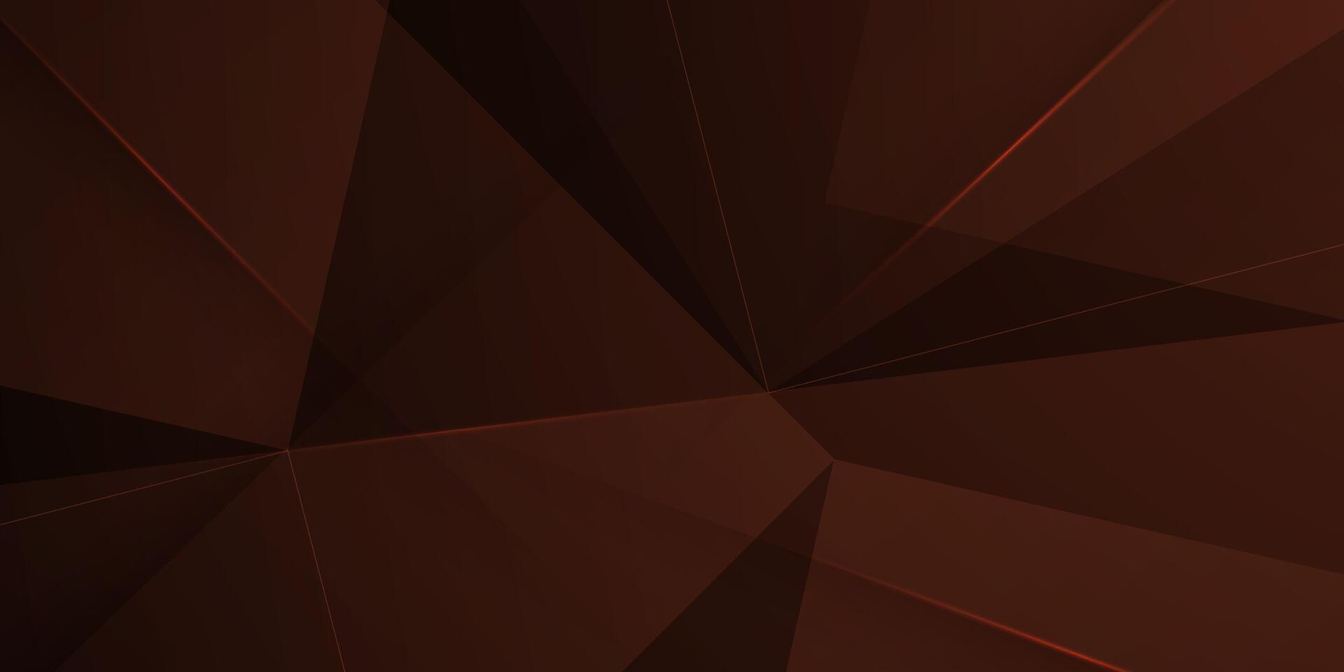 Abstract dark brown background with shadow and lights on fractal pattern design. vector
