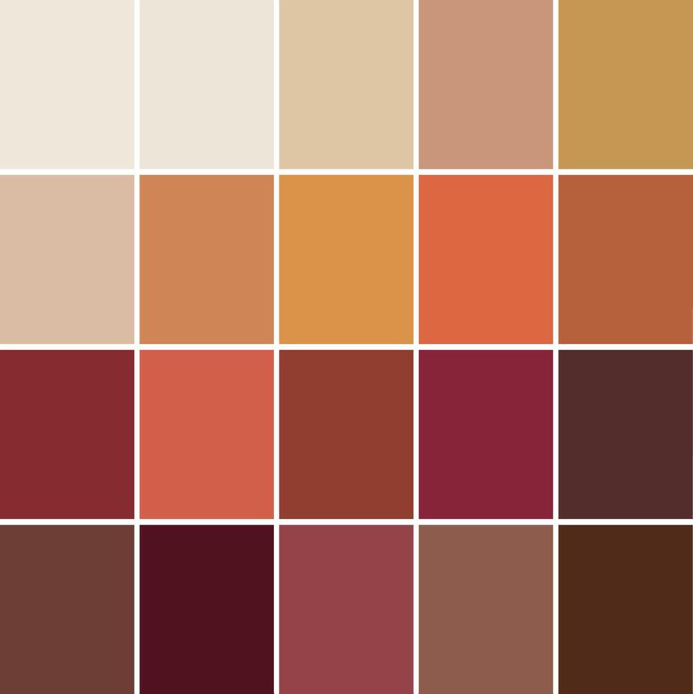 Colour palette with different shades and gradient. Set of creative gradient pallete color, Color Gradient Background Palette, Fashion bright neon color trend pallete. vector