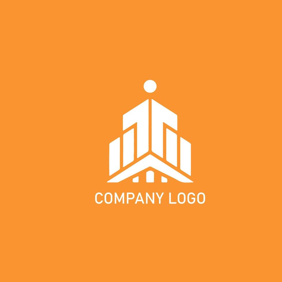 Creative building icon logo design inspiration skyscraper symbol architecture logo. vector