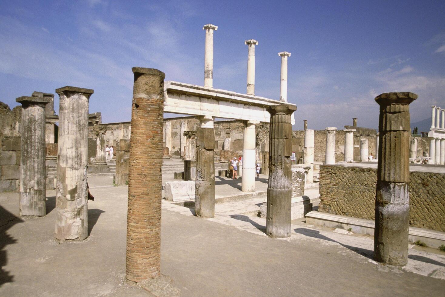 The ruins of pompeii photo