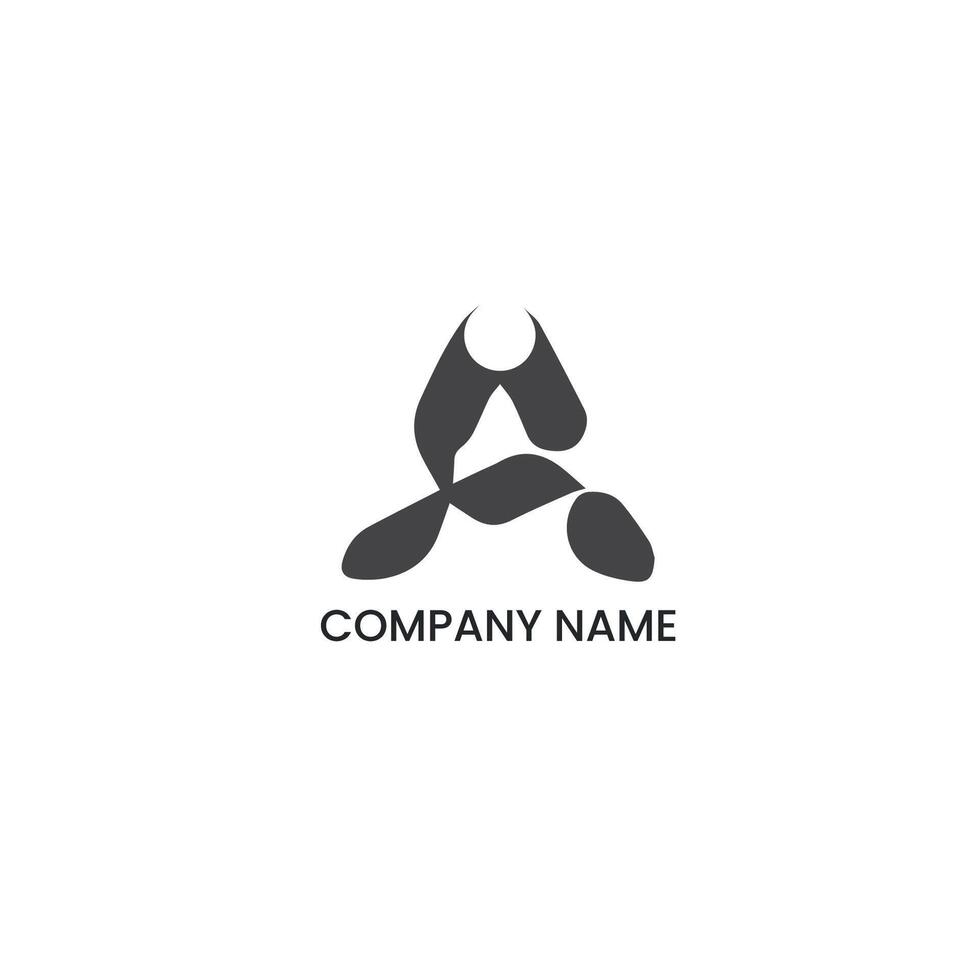 Abstract letter A logo design icons for business of luxury, elegant, simple. A Letter Logo for business and company identity vector