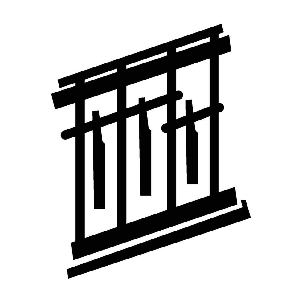 anklung icon solid vector