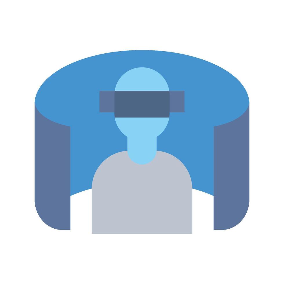 Virtual Environment icon flat vector