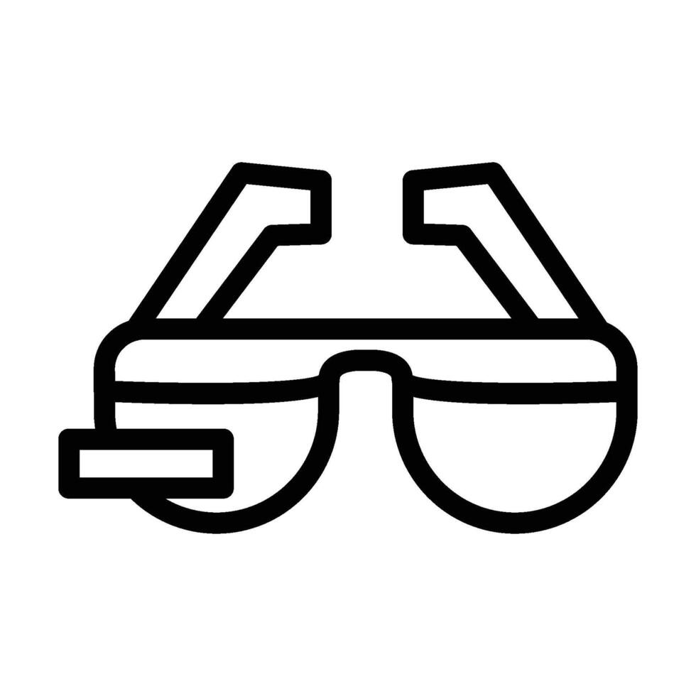 Smart AR Devices icon line vector