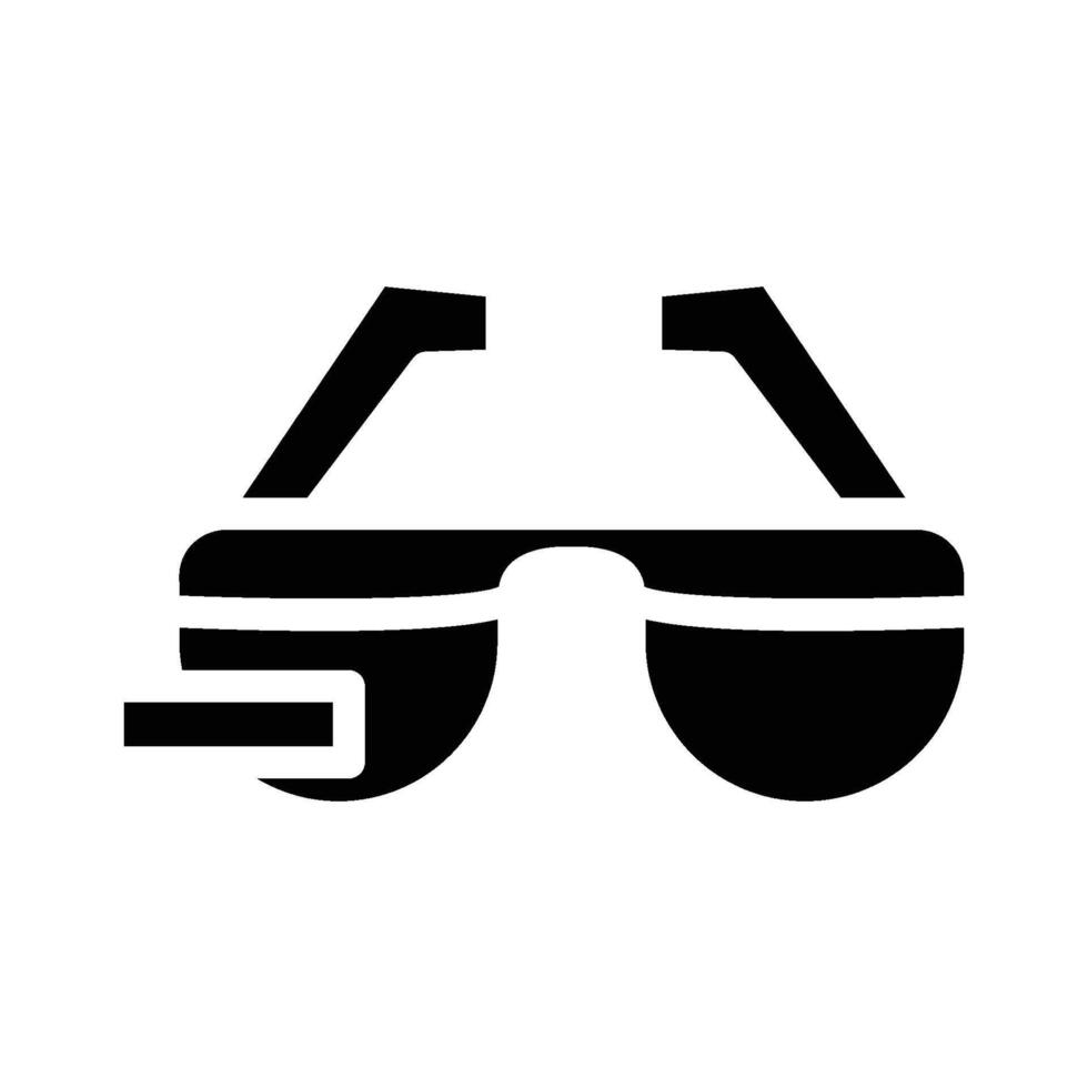 Smart AR Devices icon solid vector