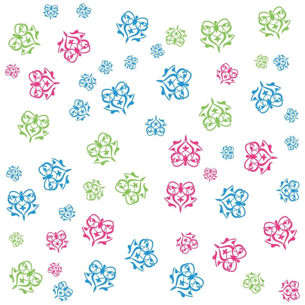 Stylish beautiful pattern monochrome texture abstract floral background. Floral pattern for wallpaper or fabric. vector