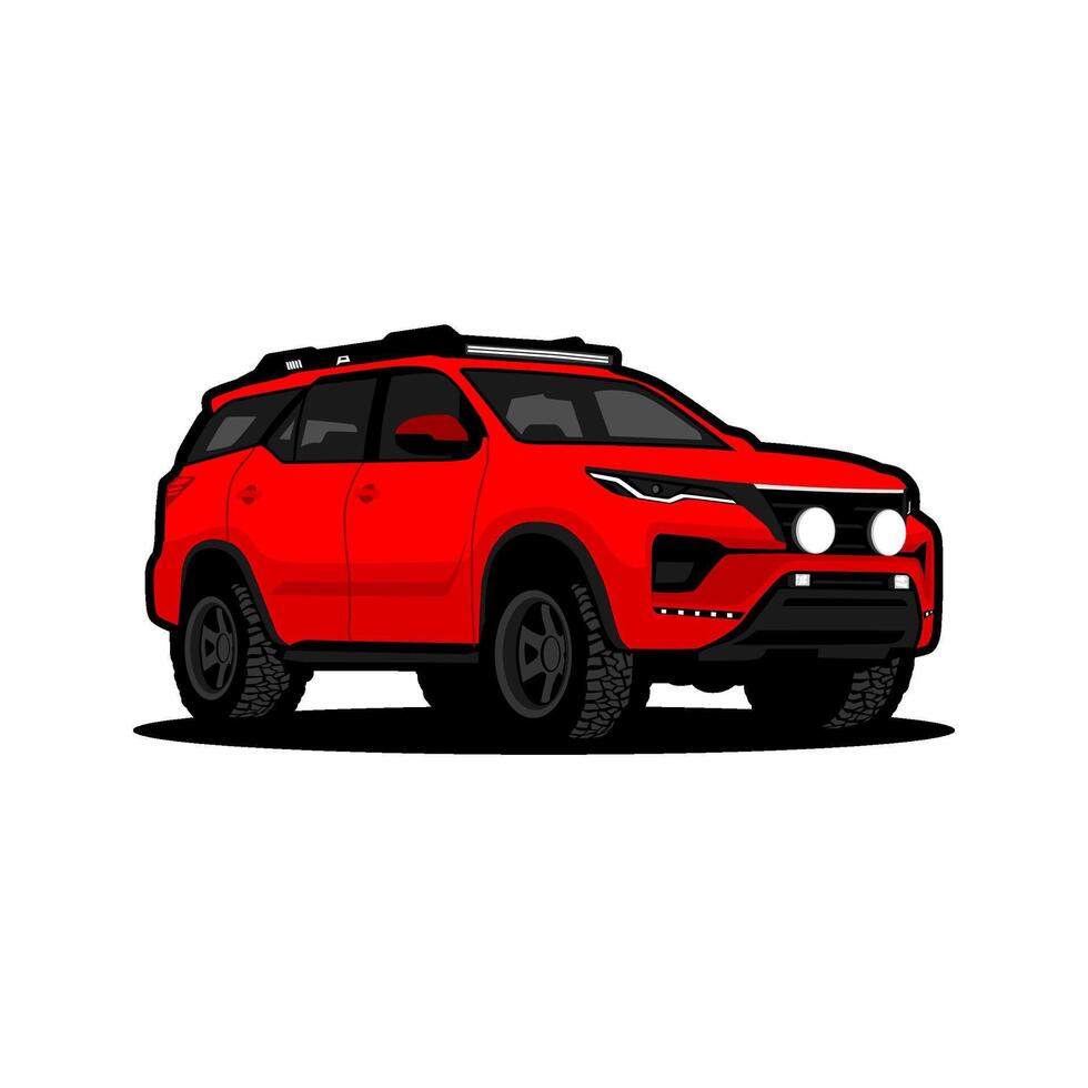 suv 4x4 car adventure illustration vector