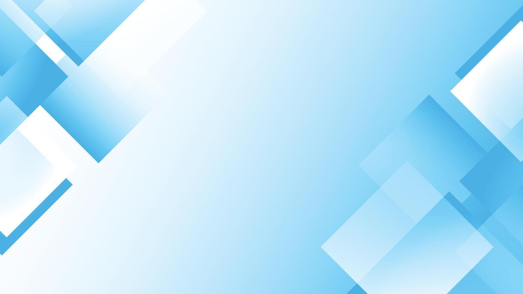 Blue geometric background abstract for presentation background vector