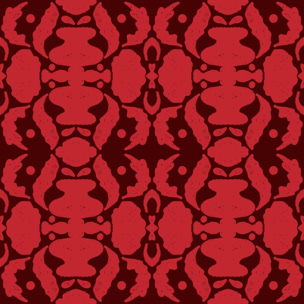 a red and black wallpaper with a pattern vector