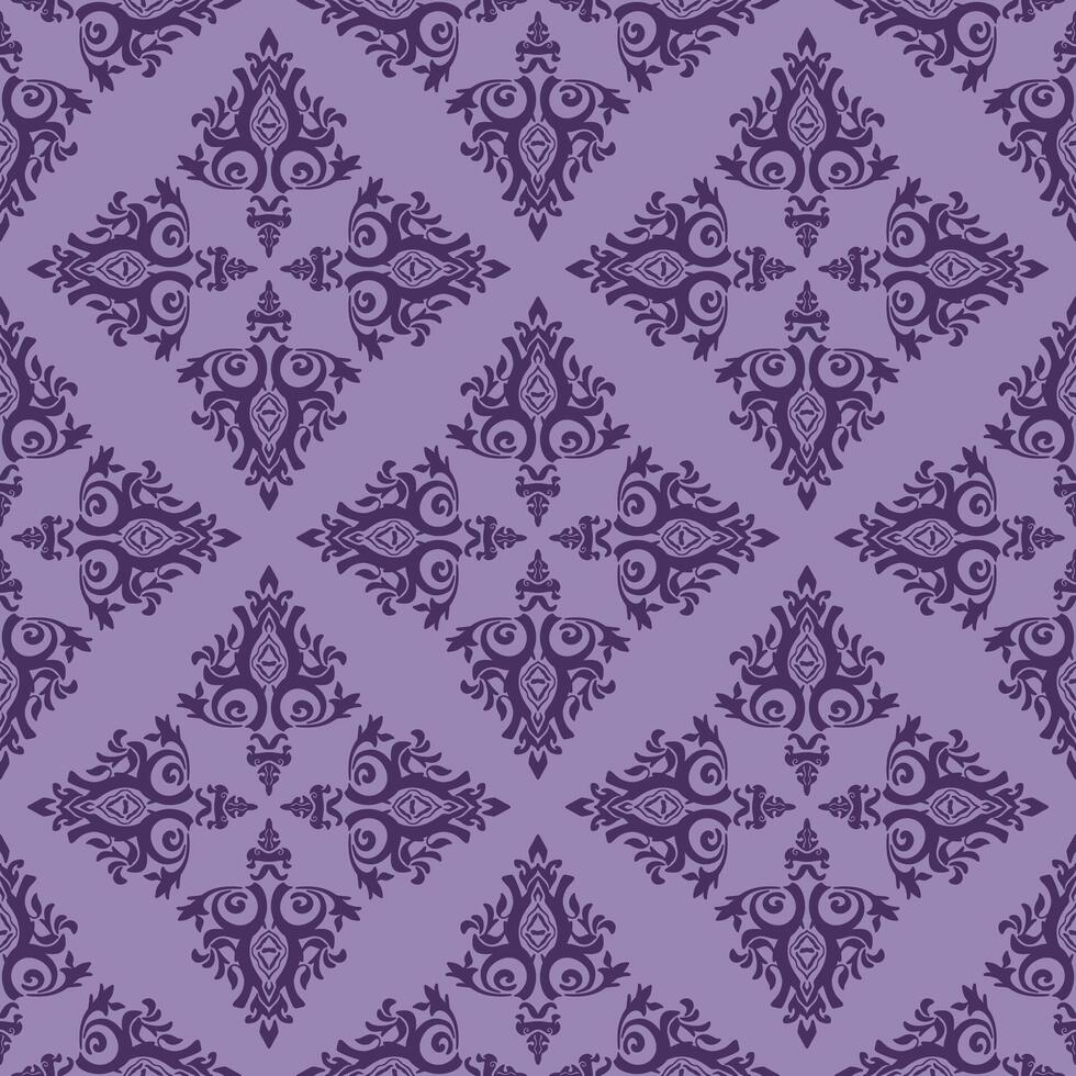 Damask seamless pattern. Illustration. For design, background, wallpaper. illustration for elegant textile design. vector