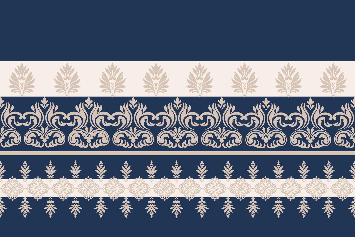 Seamless background pattern. Traditional indian ornament. Textile rapport. Repeated designs for wallpaper, branding, web design, invitations, blankets, bedspre vector