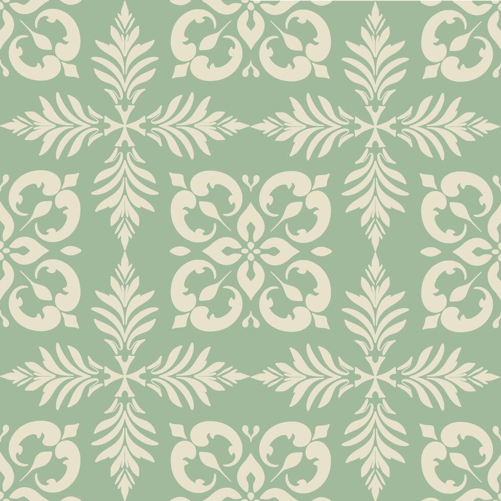 Oriental classic pattern. Seamless abstract background with repeating elements. classic damask seamless pattern, illustration for elegant textile design. vector