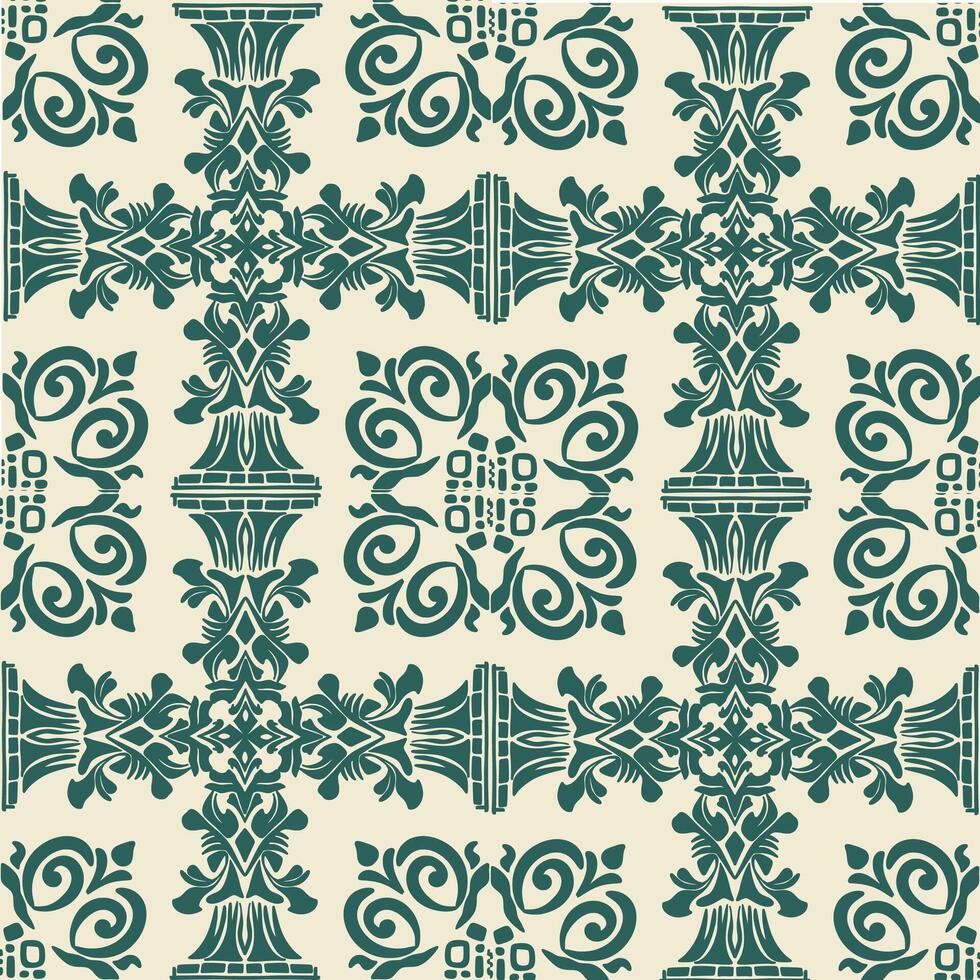 classic Seamless damask pattern. illustration for your design. illustration for elegant textile design. vector