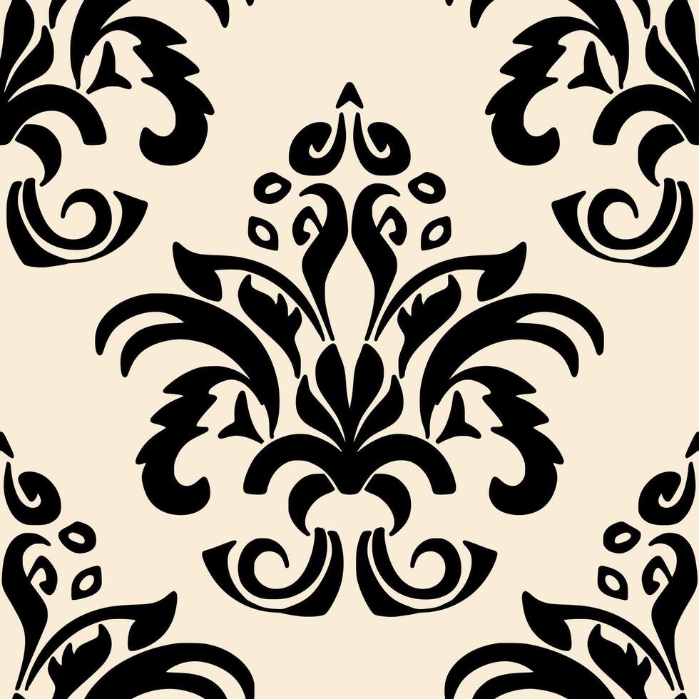 damask seamless pattern. Elegant luxury texture for wallpapers, backgrounds and page fill. illustration for elegant textile design. vector