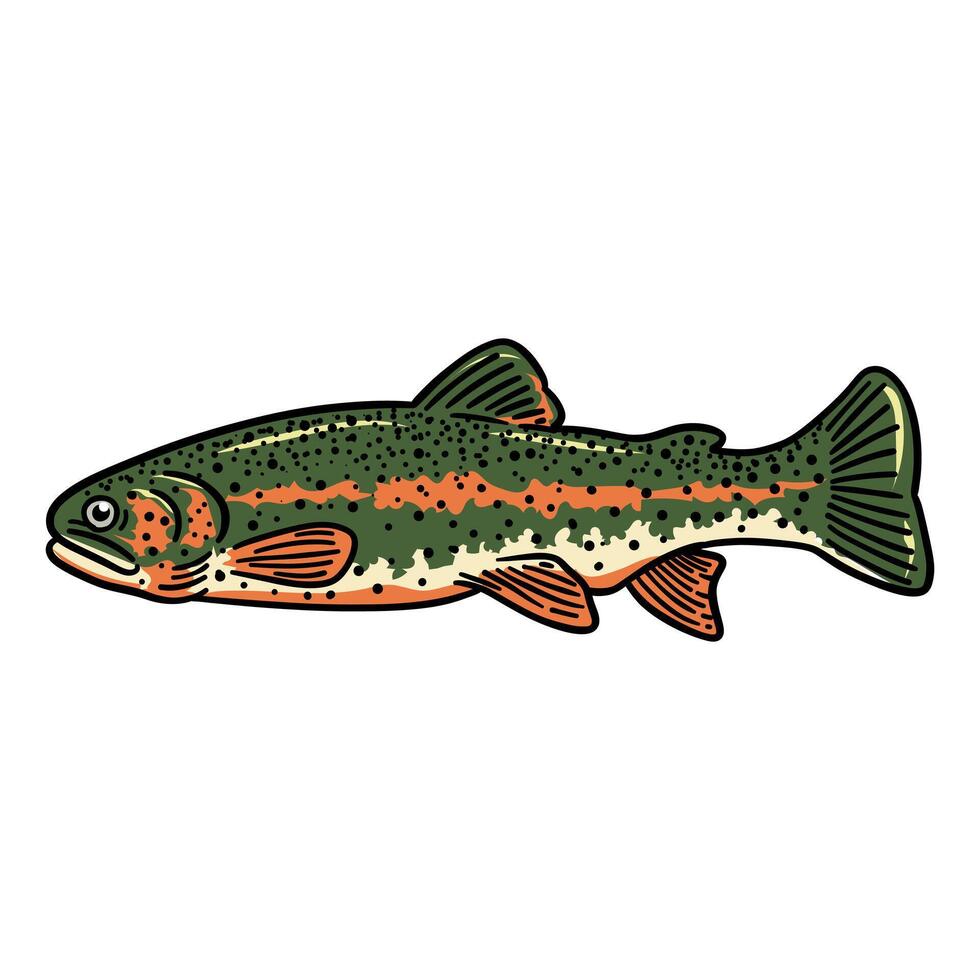 illustration graphic fish for design, template, elemen, illustration, etc vector