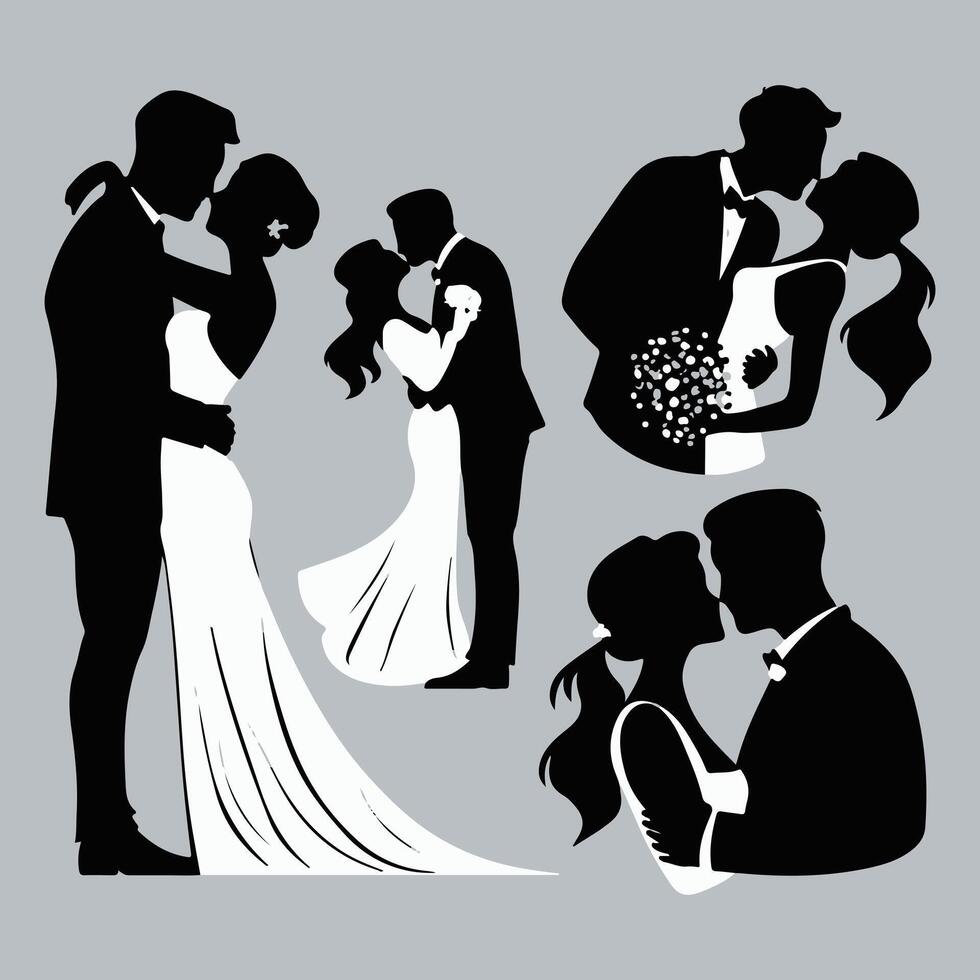 Romantic Couple Collection vector
