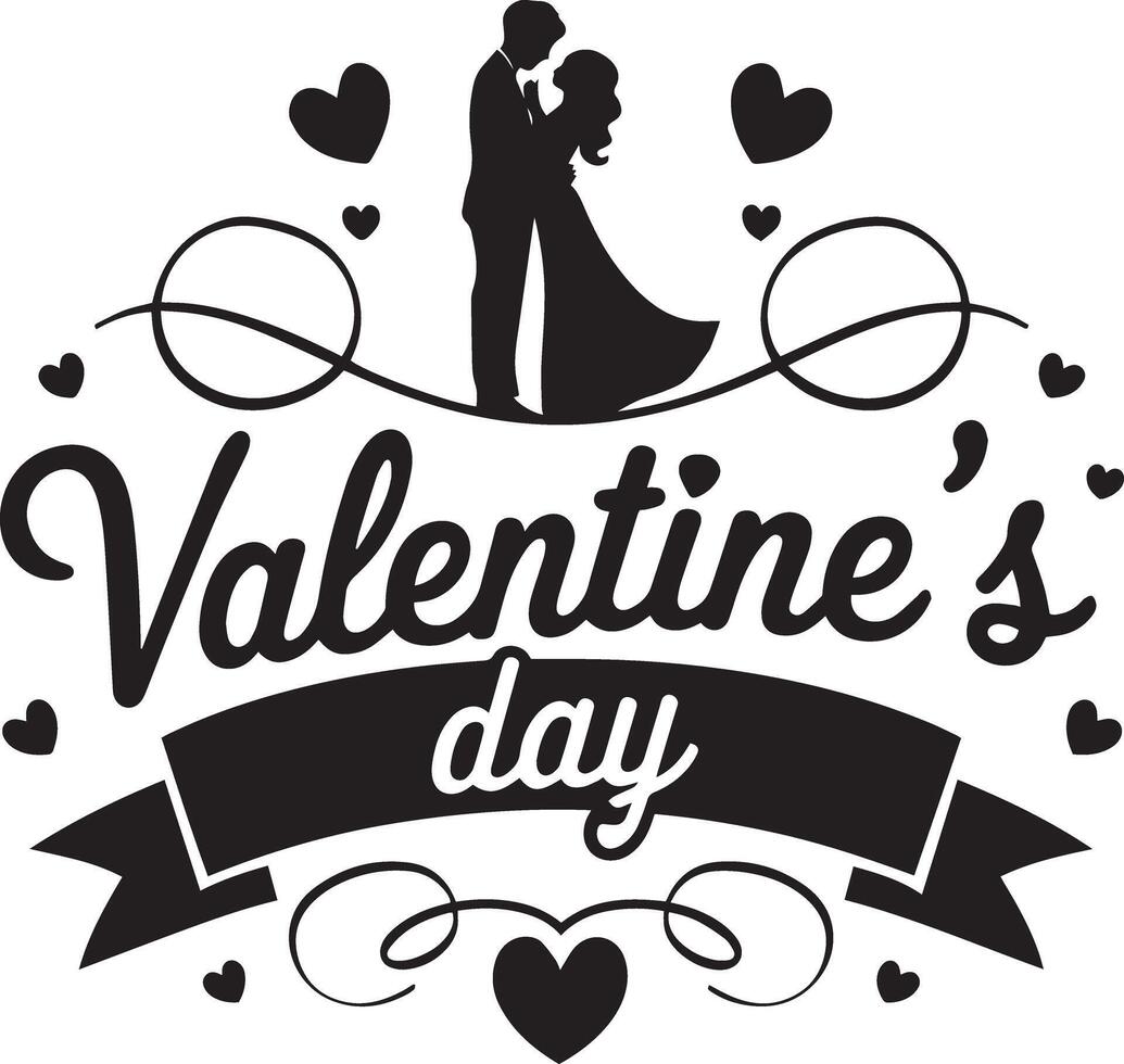 Eternal Valentine Romance vector