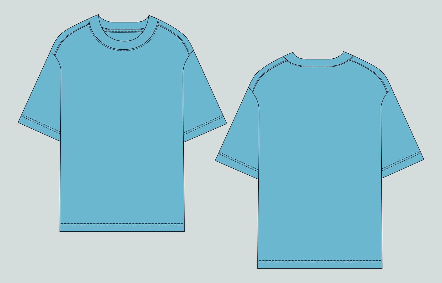 A blue t - shirt with a white background vector