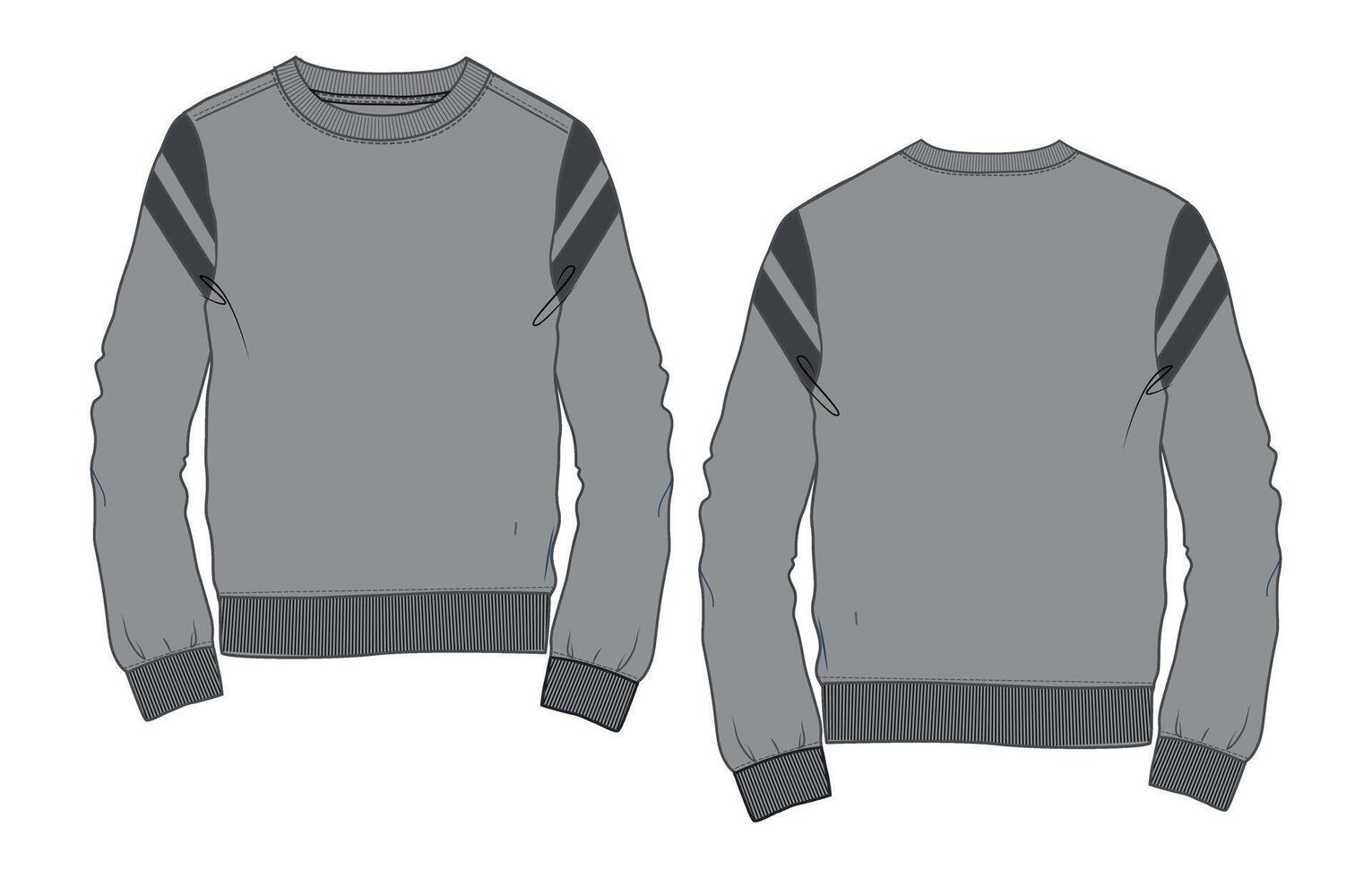 Sweater template illustration vector