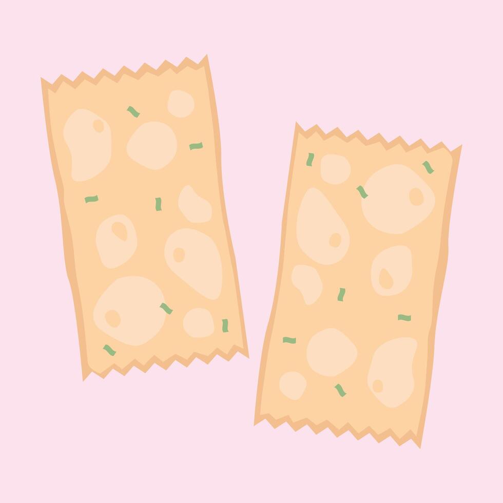 Onion cake is a typical Indonesian snack vector