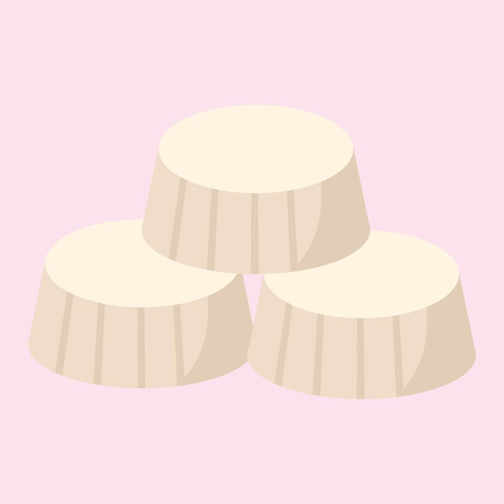 Kue satu is a traditional cake from Indonesia vector
