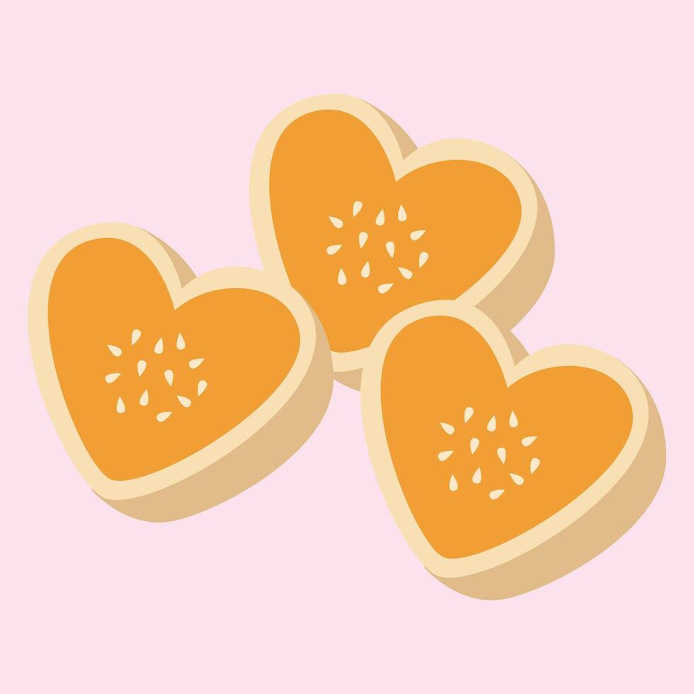 Peanuts cookies Indonesian traditional dessert vector