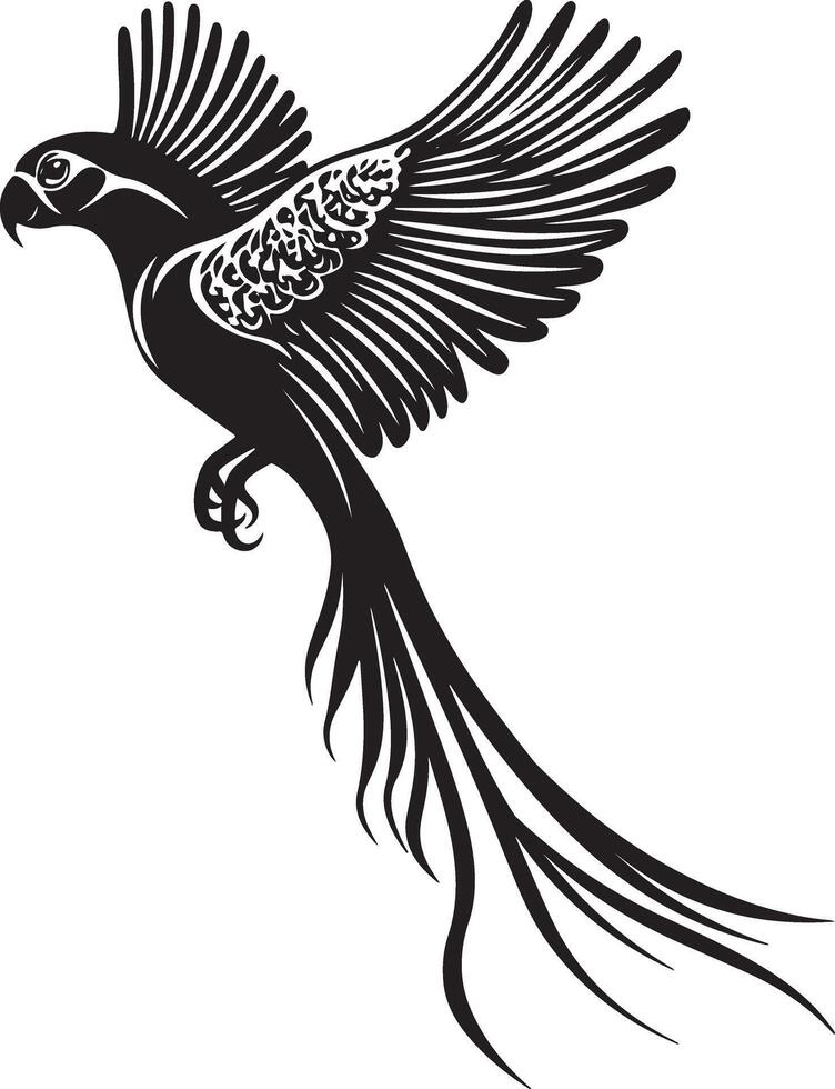 Silhouette Bird image vector