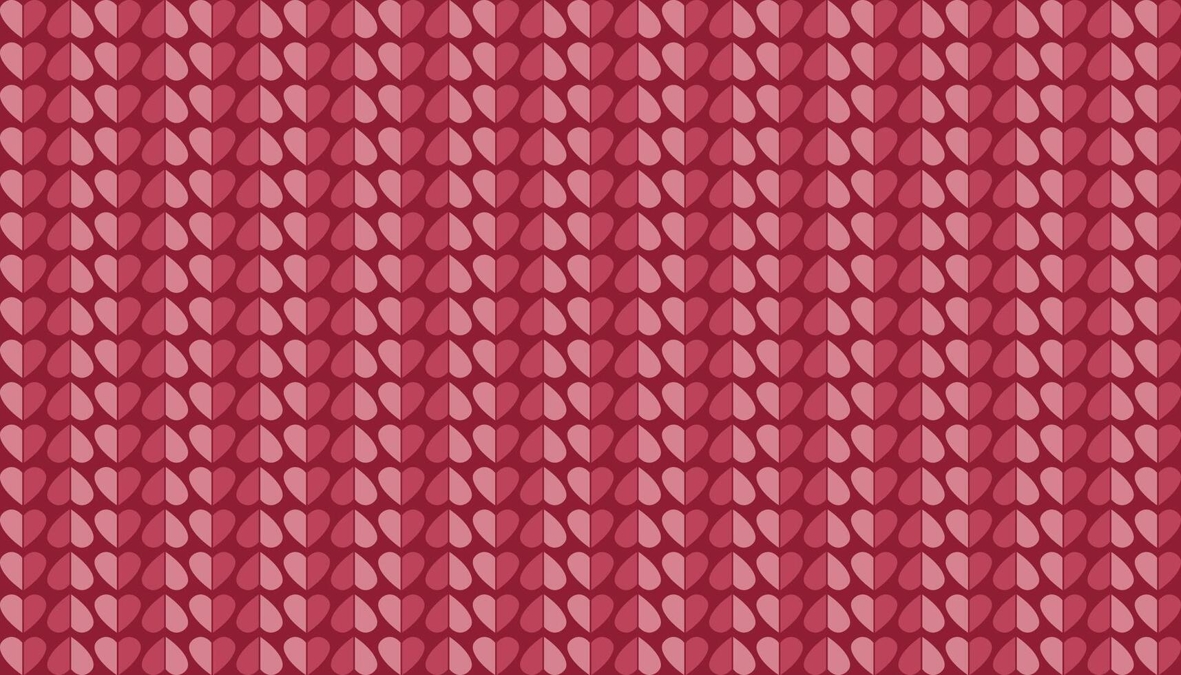 Seamless Heart Shape Pattern Ideal for Valentines Day vector
