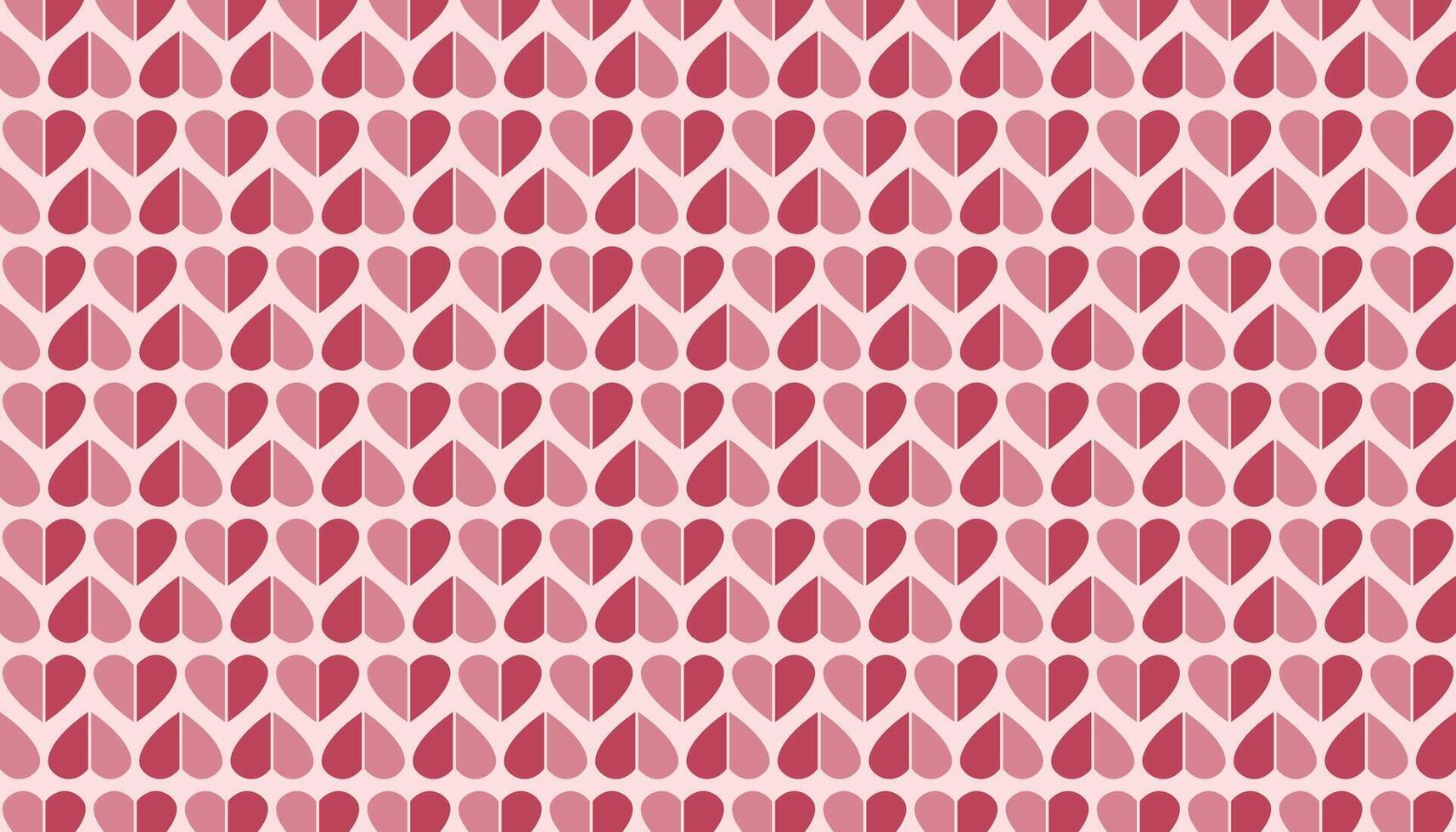 Seamless Heart Shape Pattern Ideal for Valentines Day vector
