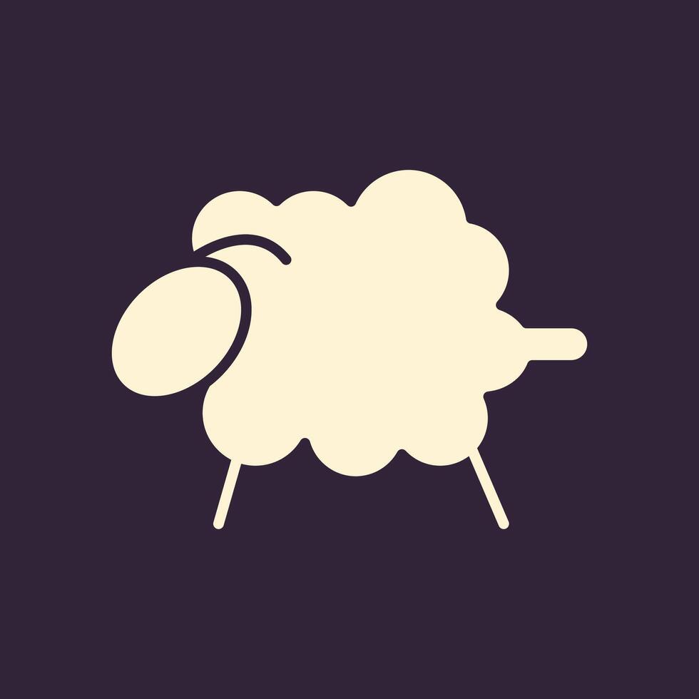 Lamb Sheep trendy artwork glorious abstract illustration colorful useable design vector