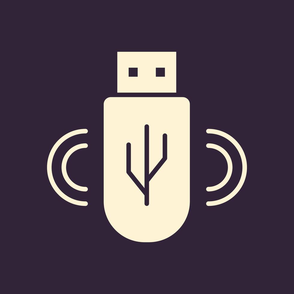 USB trendy artwork glorious abstract illustration colorful useable design vector