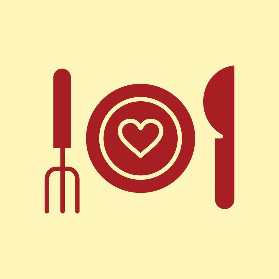 Dinner trendy artwork gorgeous abstract illustration colorful practicable design vector